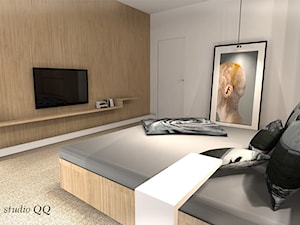 Apartament 100 m - Sypialnia - Kraków - Sypialnia, styl nowoczesny - zdjęcie od Studio QQ Natalia Lenarczyk