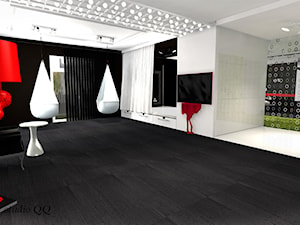 Apartament 120 m - Kraków - Salon, styl nowoczesny - zdjęcie od Studio QQ Natalia Lenarczyk