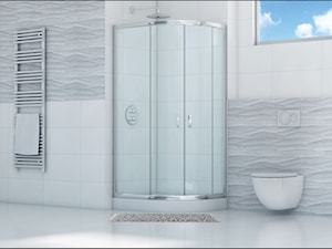 kabina prysznicowa asymetryczna - zdjęcie od Sea-Horse Łazienka w dobrym stylu