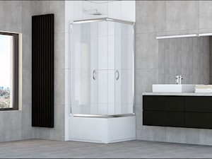 kabina prysznicowa kwadratowa niska - zdjęcie od Sea-Horse Łazienka w dobrym stylu