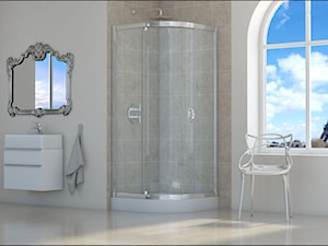 kabina prysznicowa jednoskrzydłowa - zdjęcie od Sea-Horse Łazienka w dobrym stylu