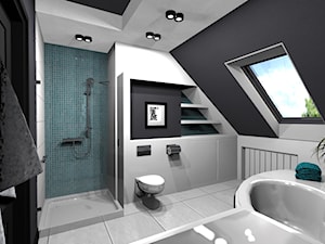 Łazienka 5 - Łazienka, styl minimalistyczny - zdjęcie od Damaris Studio