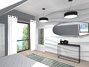 Sypialnia 1 - Sypialnia, styl minimalistyczny - zdjęcie od Damaris Studio