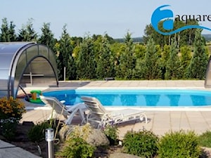 Zadaszenia basenowe - Ogród, styl nowoczesny - zdjęcie od biuro@aquarelax.pl