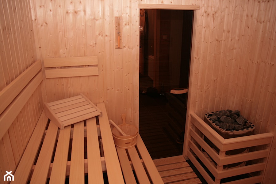 Sauny w domu i ogrodzie - Mała łazienka, styl minimalistyczny - zdjęcie od biuro@aquarelax.pl