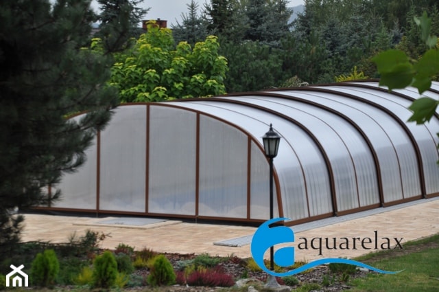 Zadaszenia basenowe - Ogród, styl tradycyjny - zdjęcie od biuro@aquarelax.pl