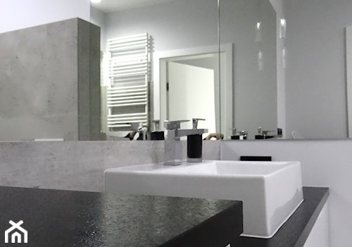 Betonowa łazienka - zdjęcie od Architektura & Wnętrza Patrycja Iwan