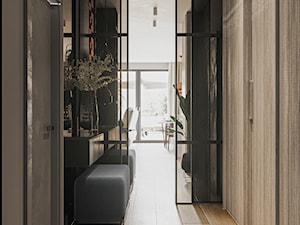 drzwi loftowe w holu - zdjęcie od Architektura & Wnętrza Patrycja Iwan
