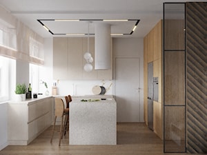 Projekt mieszkania dla małżeństwa na emeryturze - Kuchnia, styl nowoczesny - zdjęcie od Architektura & Wnętrza Patrycja Iwan