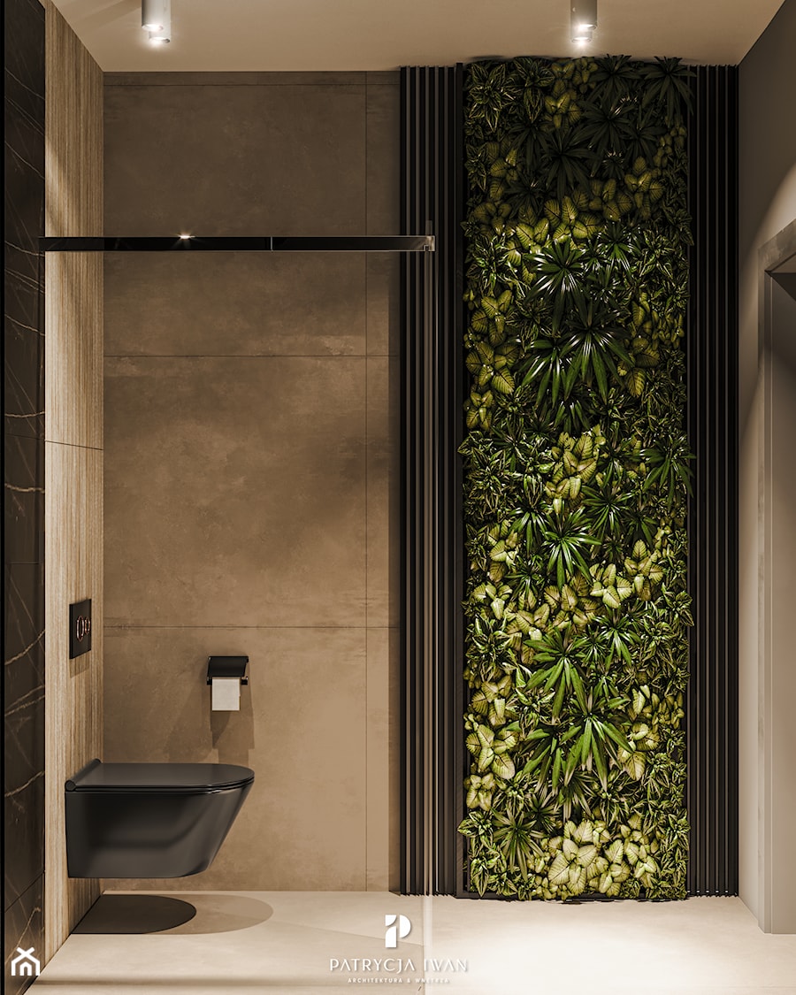 łazienka z otwartym prysznicem - zdjęcie od Architektura & Wnętrza Patrycja Iwan