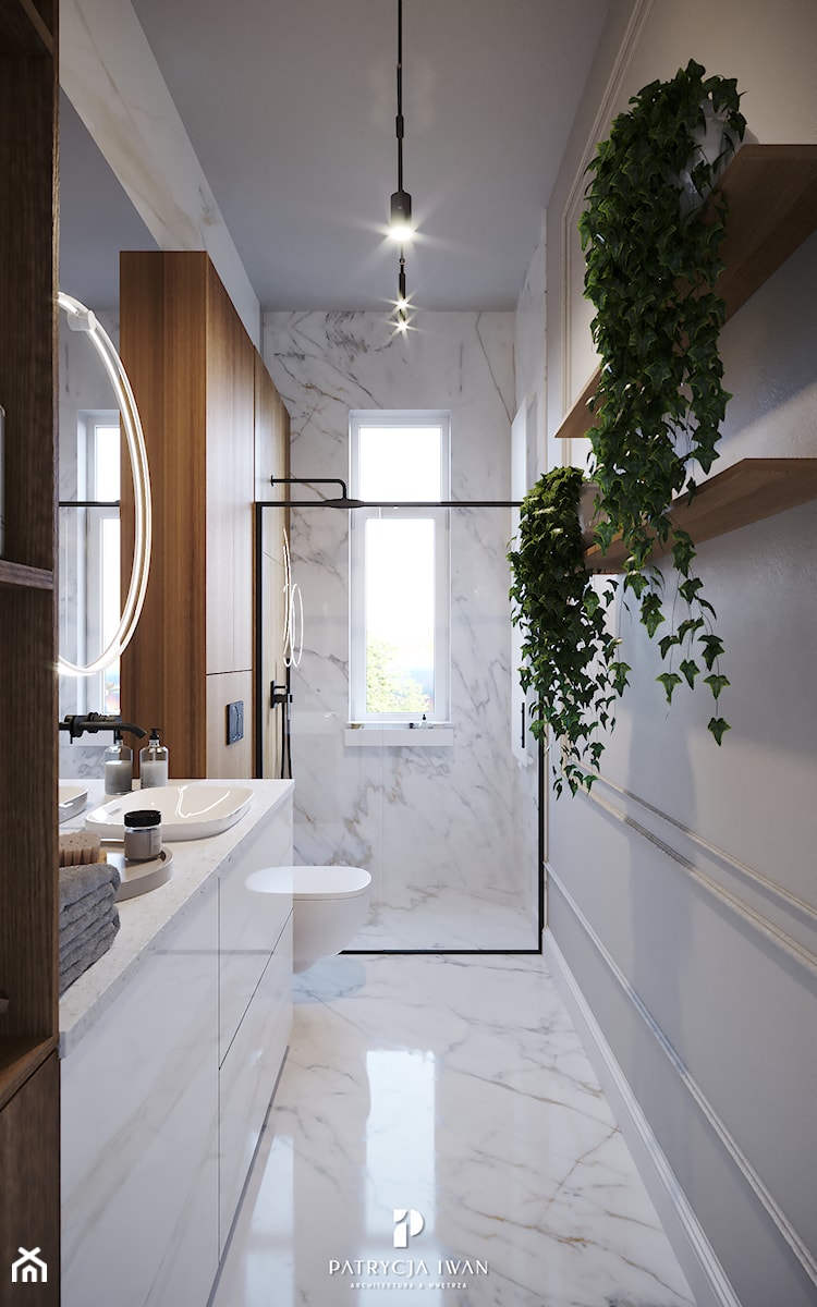 Projekt łazienki w kamienicy. - zdjęcie od Architektura & Wnętrza Patrycja Iwan