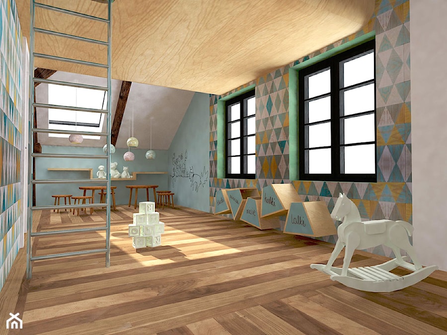 Mieszkanie w Młynie Prochowym - Pokój dziecka, styl nowoczesny - zdjęcie od studiokreatura