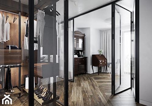 Nowoczesny apartament z klasycznym akcentem - Hol / przedpokój, styl nowoczesny - zdjęcie od studiokreatura