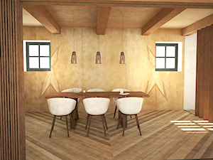 Mieszkanie w Młynie Prochowym - Jadalnia, styl nowoczesny - zdjęcie od studiokreatura