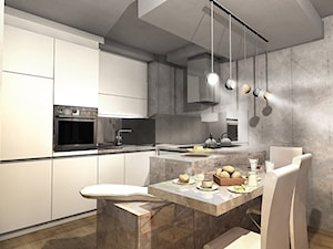 Apartament dla singla - Kuchnia, styl nowoczesny - zdjęcie od studiokreatura