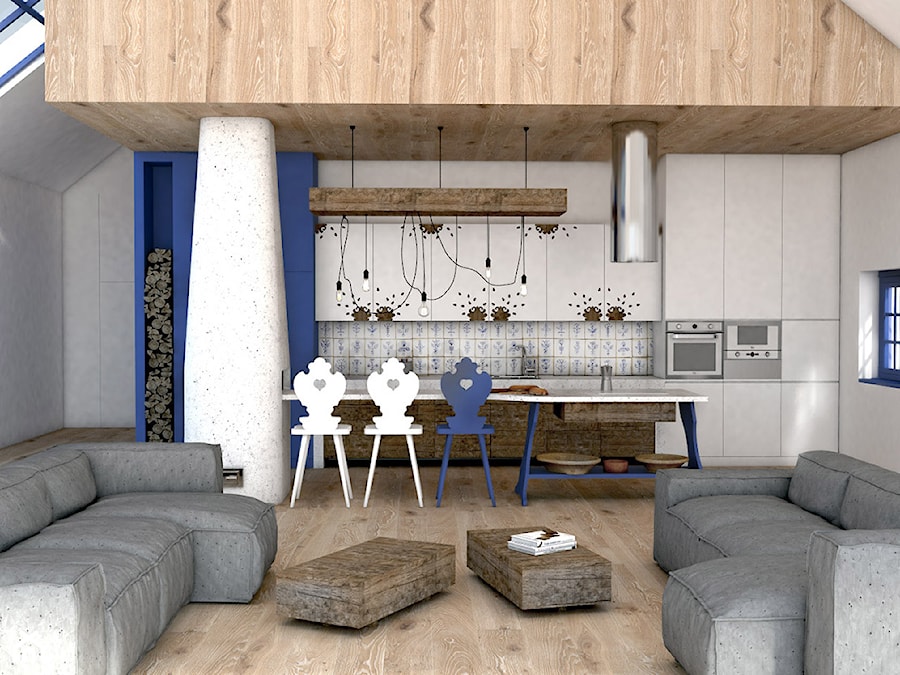 Kuchnia - Kolory Rodzinnego Domu - Kuchnia, styl rustykalny - zdjęcie od studiokreatura