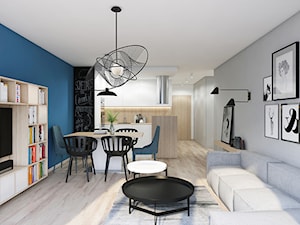 Mieszkanie 2+1 - Salon, styl nowoczesny - zdjęcie od studiokreatura