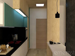 Projekt wnętrz w Kamienicy (Jeżyce) - Kuchnia, styl nowoczesny - zdjęcie od emem Studio