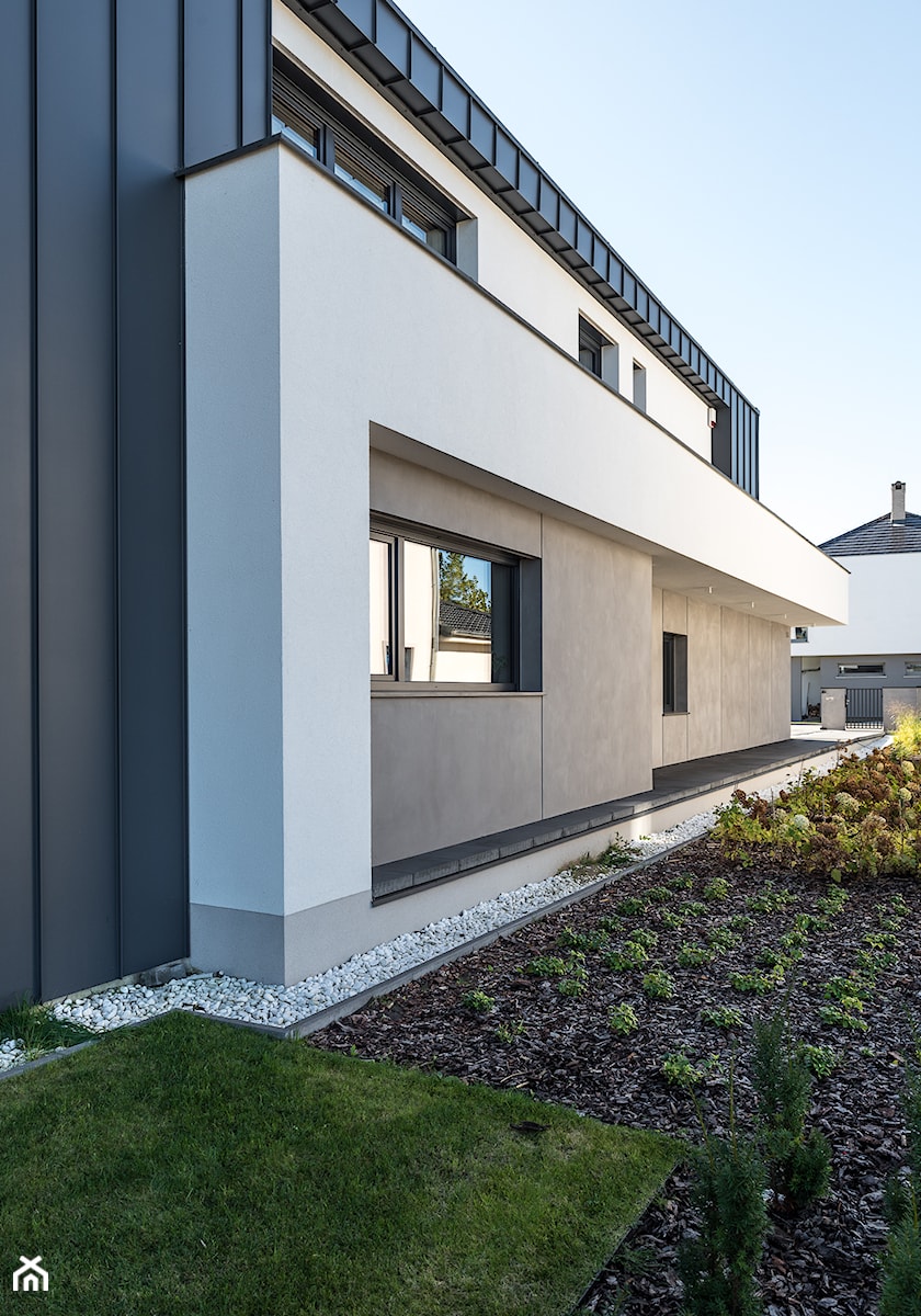 Dom jednorodzinny, energooszczędny - Średnie jednopiętrowe nowoczesne domy jednorodzinne murowane, styl nowoczesny - zdjęcie od Offa Studio
