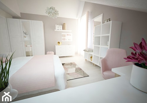 Romantyczny pokój nastolatki - zdjęcie od Alpra biuro projektowe