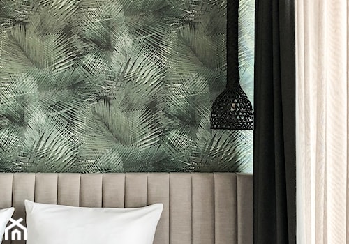 Apartament z widokiem na Odrę - Mała zielona sypialnia, styl nowoczesny - zdjęcie od Formea Studio