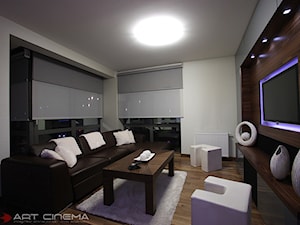 15. Apartament w południowej Polsce - Salon, styl nowoczesny - zdjęcie od Art Cinema