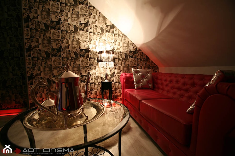 10. Apartament w południowej Polsce - 2010 - Średni biały salon, styl nowoczesny - zdjęcie od Art Cinema