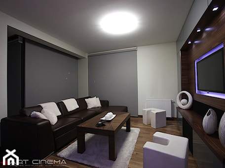 Aranżacje wnętrz - Salon: 15. Apartament w południowej Polsce - Salon, styl nowoczesny - Art Cinema. Przeglądaj, dodawaj i zapisuj najlepsze zdjęcia, pomysły i inspiracje designerskie. W bazie mamy już prawie milion fotografii!