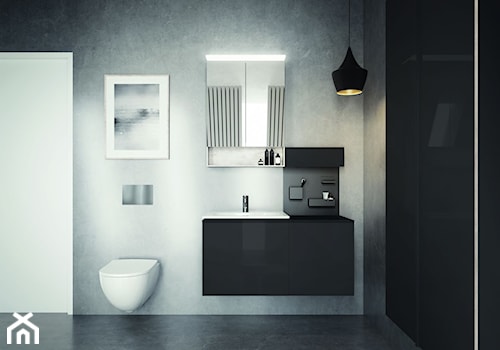 Seria Acanto - Średnia łazienka, styl nowoczesny - zdjęcie od Geberit
