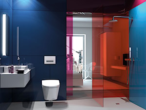 Geberit AquaClean Mera - Średnia z punktowym oświetleniem łazienka, styl nowoczesny - zdjęcie od Geberit