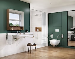 KOŁO Nova Pro - Duża jako pokój kąpielowy z punktowym oświetleniem łazienka z oknem, styl nowoczesn ... - zdjęcie od Geberit - Homebook