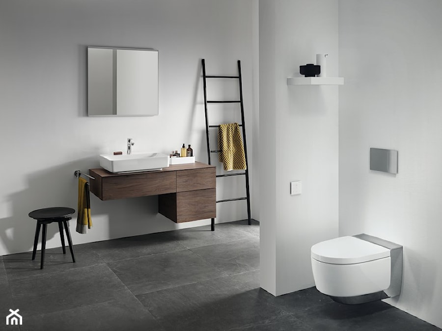 Aranżacje - Średnia łazienka, styl industrialny - zdjęcie od Geberit