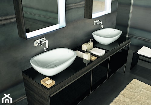 Geberit Citterio - Średnia z dwoma umywalkami łazienka, styl nowoczesny - zdjęcie od Geberit