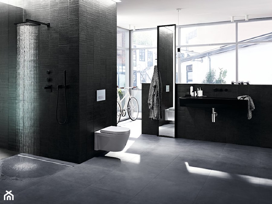 Geberit CleanLine - Duża łazienka z oknem, styl nowoczesny - zdjęcie od Geberit