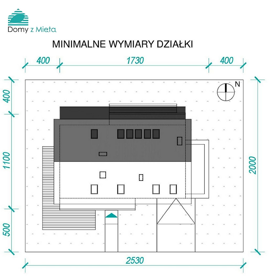 Dla Globtrotera 2 - działka - zdjęcie od Pracownia projektowa Domy z Miętą - Homebook