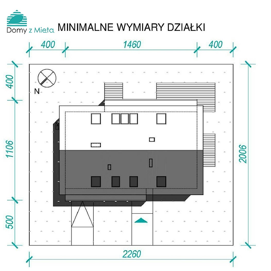 Dla Aktwnych 1 - działka - zdjęcie od Pracownia projektowa Domy z Miętą - Homebook