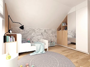 Pokój dziecięcy - Średni biały pokój dziecka dla dziecka dla dziewczynki, styl skandynawski - zdjęcie od MOTIF