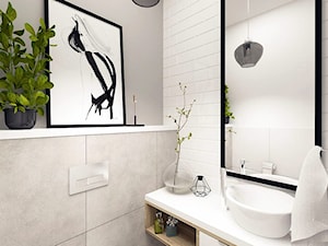 Tamka 29- I propozycja - Mała łazienka, styl skandynawski - zdjęcie od MOTIF