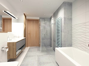 ŁAZIENKA III - Duża łazienka, styl nowoczesny - zdjęcie od MOTIF