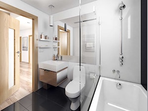 Dom jednorodzinny - łazienka - zdjęcie od MAQ Studio | Architektura + Wnętrza