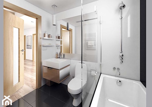 Dom jednorodzinny - łazienka - zdjęcie od MAQ Studio | Architektura + Wnętrza