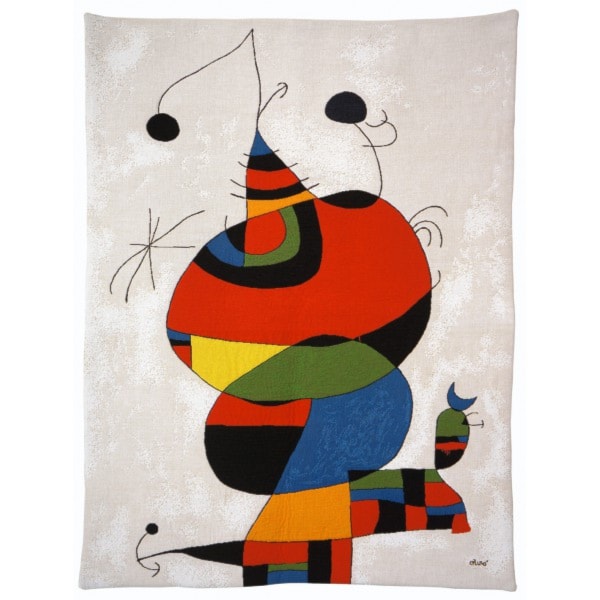 Gobelin MIRO Femme,oiseau,etoile 1966-1973 - zdjęcie od Sen i Zdrowie