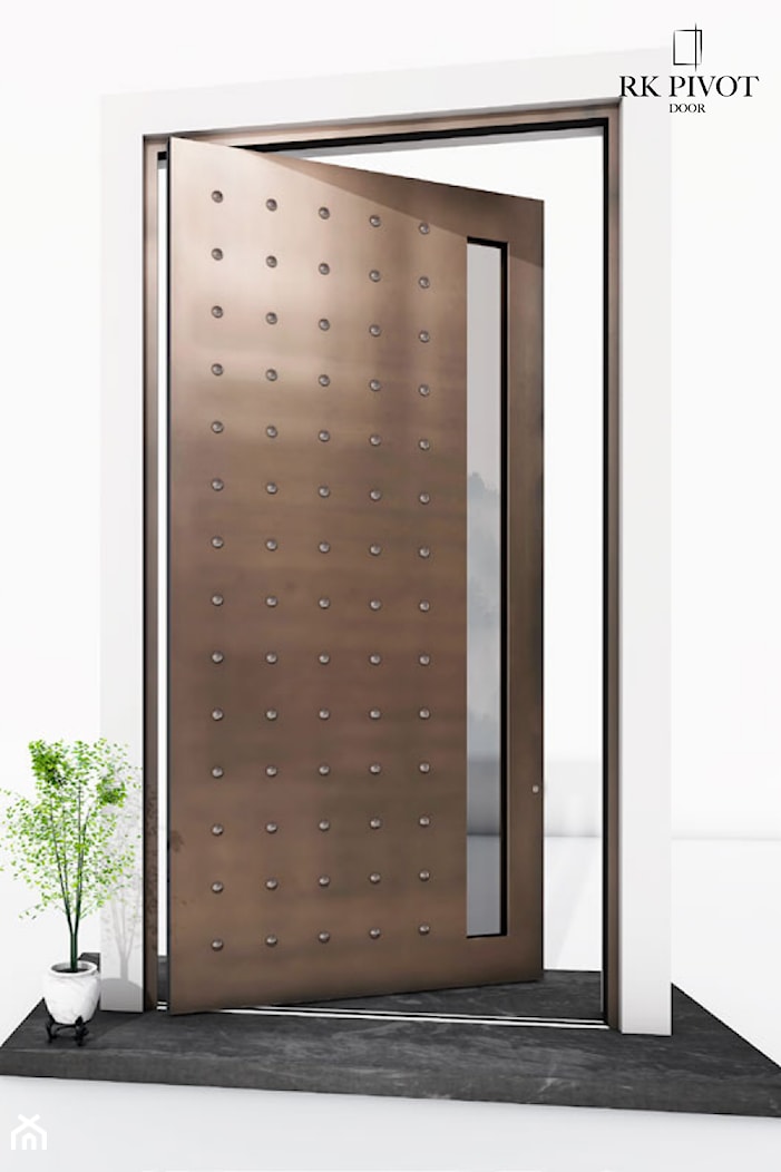 RK Pivot Doors - zewnętrzne drzwi pivot - Troya - zdjęcie od RK Pivot Doors - zewnętrzne drzwi pivot - Homebook