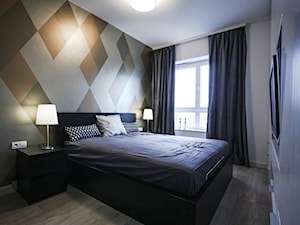 3 w 50m2 - Mała średnia sypialnia, styl nowoczesny - zdjęcie od Bogaczewicz Architecture Studio