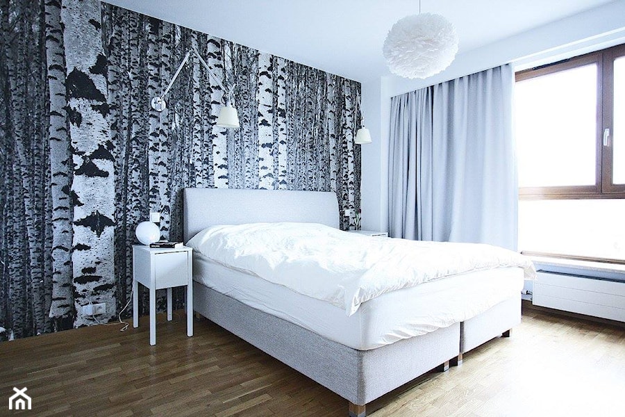 RADOSŁAWA - Duża sypialnia, styl nowoczesny - zdjęcie od Bogaczewicz Architecture Studio