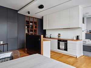 kawalerka na Mokotowie - Kuchnia, styl nowoczesny - zdjęcie od Bogaczewicz Architecture Studio