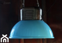 Lampa Owalna Niebieska LOFT - zdjęcie od ReadyforLoft - Homebook