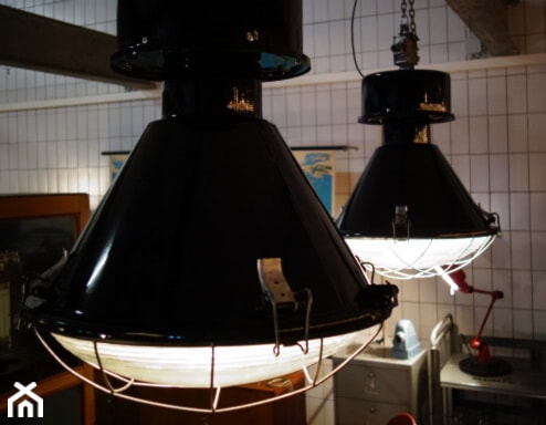 Dzwon Czarny Lampa Industrialna - zdjęcie od ReadyforLoft - Homebook