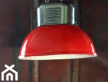 Lampa Owalna Czerwona LOFT - zdjęcie od ReadyforLoft