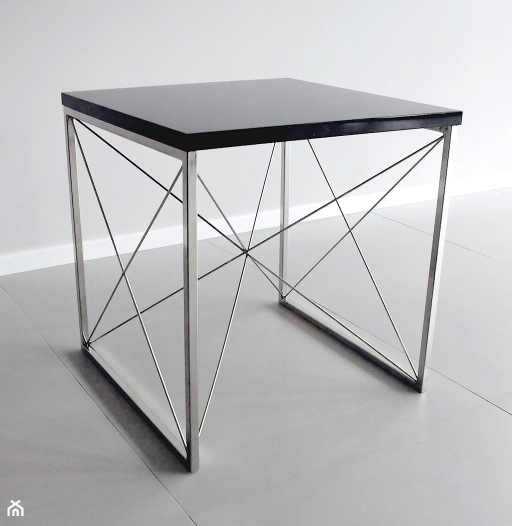 Stolik stal nierdzewna polerowana, minimalizm - zdjęcie od Robe Concept - Homebook